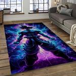 goku characters cartoon movie carpet rectangle area rug for living room bedroom decor dark room gku95