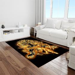 goku characters cartoon movie carpet rectangle area rug for living room bedroom decor light room gku12