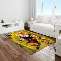 goku characters cartoon movie carpet rectangle area rug for living room bedroom decor light room gku15