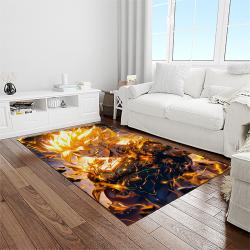 goku characters cartoon movie carpet rectangle area rug for living room bedroom decor light room gku16