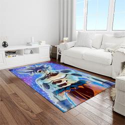 goku characters cartoon movie carpet rectangle area rug for living room bedroom decor light room gku17