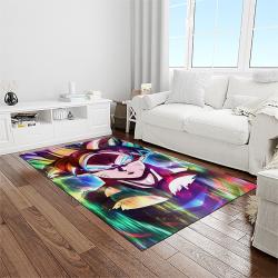 goku characters cartoon movie carpet rectangle area rug for living room bedroom decor light room gku18