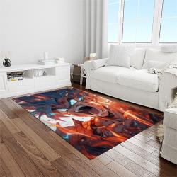 goku characters cartoon movie carpet rectangle area rug for living room bedroom decor light room gku19