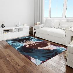 goku characters cartoon movie carpet rectangle area rug for living room bedroom decor light room gku2