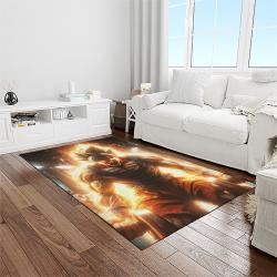goku characters cartoon movie carpet rectangle area rug for living room bedroom decor light room gku25