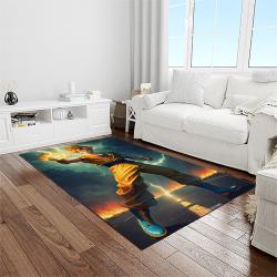 goku characters cartoon movie carpet rectangle area rug for living room bedroom decor light room gku26