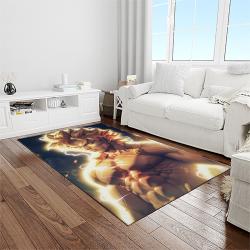 goku characters cartoon movie carpet rectangle area rug for living room bedroom decor light room gku27