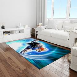 goku characters cartoon movie carpet rectangle area rug for living room bedroom decor light room gku3