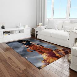 goku characters cartoon movie carpet rectangle area rug for living room bedroom decor light room gku30