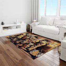 goku characters cartoon movie carpet rectangle area rug for living room bedroom decor light room gku32