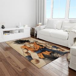 goku characters cartoon movie carpet rectangle area rug for living room bedroom decor light room gku33