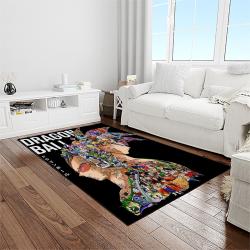 goku characters cartoon movie carpet rectangle area rug for living room bedroom decor light room gku38