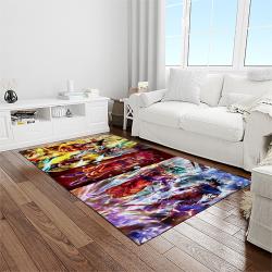 goku characters cartoon movie carpet rectangle area rug for living room bedroom decor light room gku42
