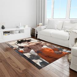 goku characters cartoon movie carpet rectangle area rug for living room bedroom decor light room gku44