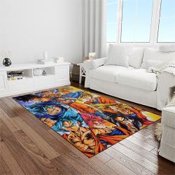 goku characters cartoon movie carpet rectangle area rug for living room bedroom decor light room gku49