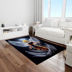 goku characters cartoon movie carpet rectangle area rug for living room bedroom decor light room gku53