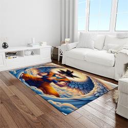 goku characters cartoon movie carpet rectangle area rug for living room bedroom decor light room gku54