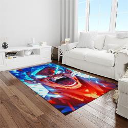 goku characters cartoon movie carpet rectangle area rug for living room bedroom decor light room gku61