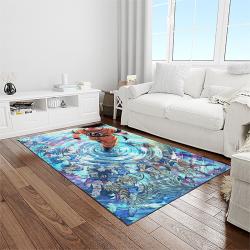goku characters cartoon movie carpet rectangle area rug for living room bedroom decor light room gku66