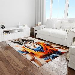 goku characters cartoon movie carpet rectangle area rug for living room bedroom decor light room gku67