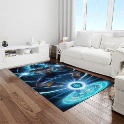 goku characters cartoon movie carpet rectangle area rug for living room bedroom decor light room gku70