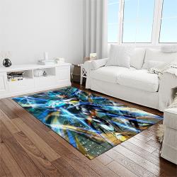 goku characters cartoon movie carpet rectangle area rug for living room bedroom decor light room gku83