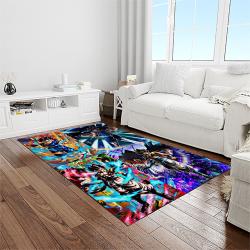 goku characters cartoon movie carpet rectangle area rug for living room bedroom decor light room gku9