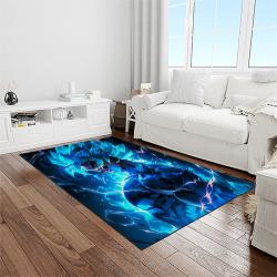 goku characters cartoon movie carpet rectangle area rug for living room bedroom decor light room gku97