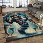 looney tunes characters cartoon movie carpet rectangle area rug for living room bedroom decor dark room lt02