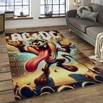 looney tunes characters cartoon movie carpet rectangle area rug for living room bedroom decor dark room lt06