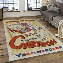 Looney Tunes Characters Cartoon Movie Carpet Rectangle Area Rug For Living Room Bedroom Decor LT16