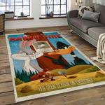 looney tunes characters cartoon movie carpet rectangle area rug for living room bedroom decor dark room lt17