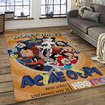 looney tunes characters cartoon movie carpet rectangle area rug for living room bedroom decor dark room lt19