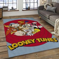 Looney Tunes Characters Cartoon Movie Carpet Rectangle Area Rug For Living Room Bedroom Decor LT25