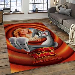 Looney Tunes Characters Cartoon Movie Carpet Rectangle Area Rug For Living Room Bedroom Decor LT28