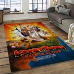looney tunes characters cartoon movie carpet rectangle area rug for living room bedroom decor dark room lt29