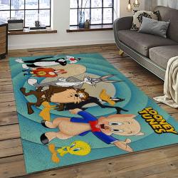 Looney Tunes Characters Cartoon Movie Carpet Rectangle Area Rug For Living Room Bedroom Decor LT30