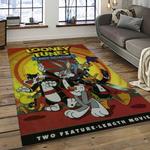 looney tunes characters cartoon movie carpet rectangle area rug for living room bedroom decor dark room lt34