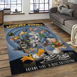 Looney Tunes Characters Cartoon Movie Carpet Rectangle Area Rug For Living Room Bedroom Decor LT35