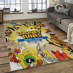 looney tunes characters cartoon movie carpet rectangle area rug for living room bedroom decor dark room lt37