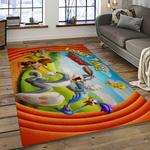 looney tunes characters cartoon movie carpet rectangle area rug for living room bedroom decor dark room lt38