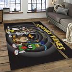 looney tunes characters cartoon movie carpet rectangle area rug for living room bedroom decor dark room lt43