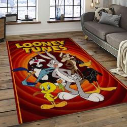 Looney Tunes Characters Cartoon Movie Carpet Rectangle Area Rug For Living Room Bedroom Decor LT49