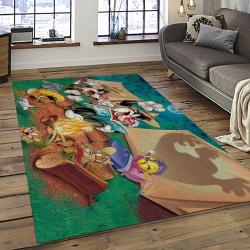 Looney Tunes Characters Cartoon Movie Carpet Rectangle Area Rug For Living Room Bedroom Decor LT50