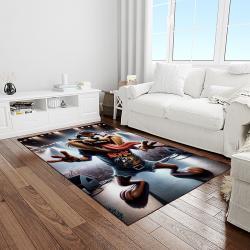 looney tunes characters cartoon movie carpet rectangle area rug for living room bedroom decor light room lt07