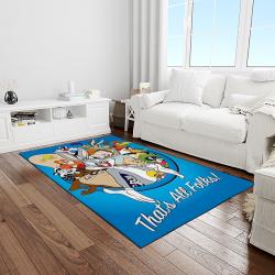 looney tunes characters cartoon movie carpet rectangle area rug for living room bedroom decor light room lt22