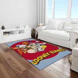 looney tunes characters cartoon movie carpet rectangle area rug for living room bedroom decor light room lt25