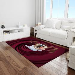 looney tunes characters cartoon movie carpet rectangle area rug for living room bedroom decor light room lt41