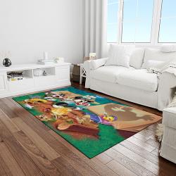 looney tunes characters cartoon movie carpet rectangle area rug for living room bedroom decor light room lt50