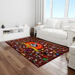 looney tunes characters cartoon movie carpet rectangle area rug for living room bedroom decor light room lt51